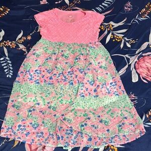 Girls floral dress x 3 size 7